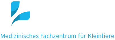 Logo für „vivus Medizinisches Fachzentrum für Kleintiere“ mit blau-weißem Kreuzdesign und Text in deutscher Sprache.